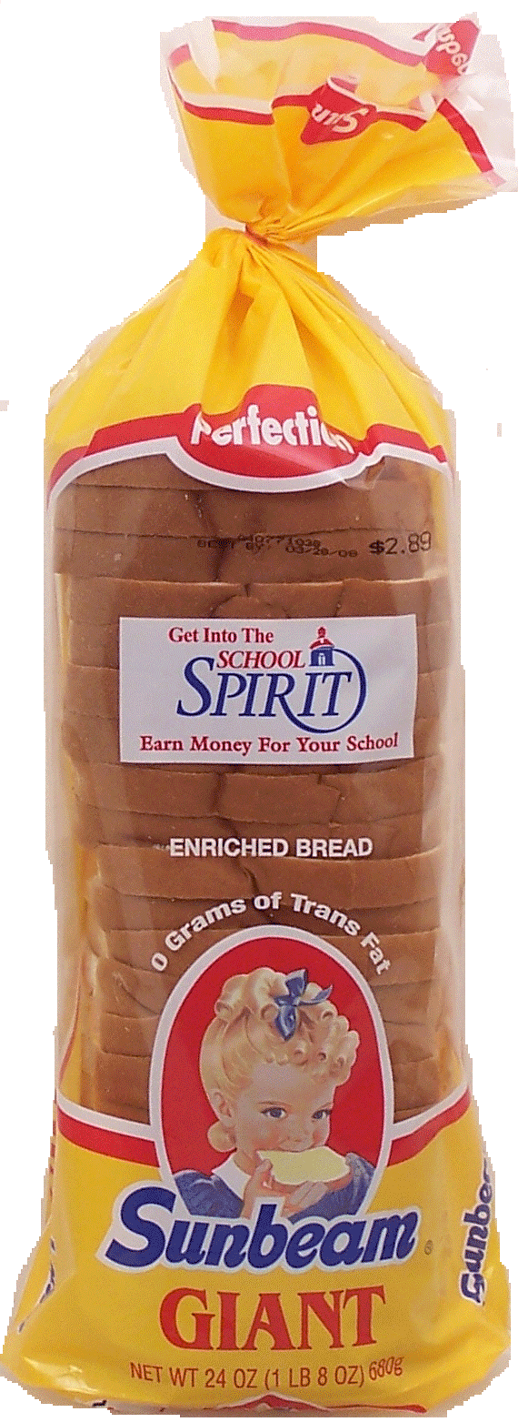 Sunbeam Bread Giant Enriched Full-Size Picture